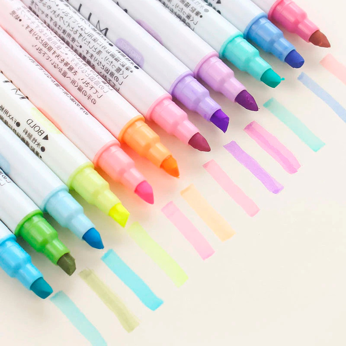 Rotuladores Marcadores de Colores Pastel para Lettering