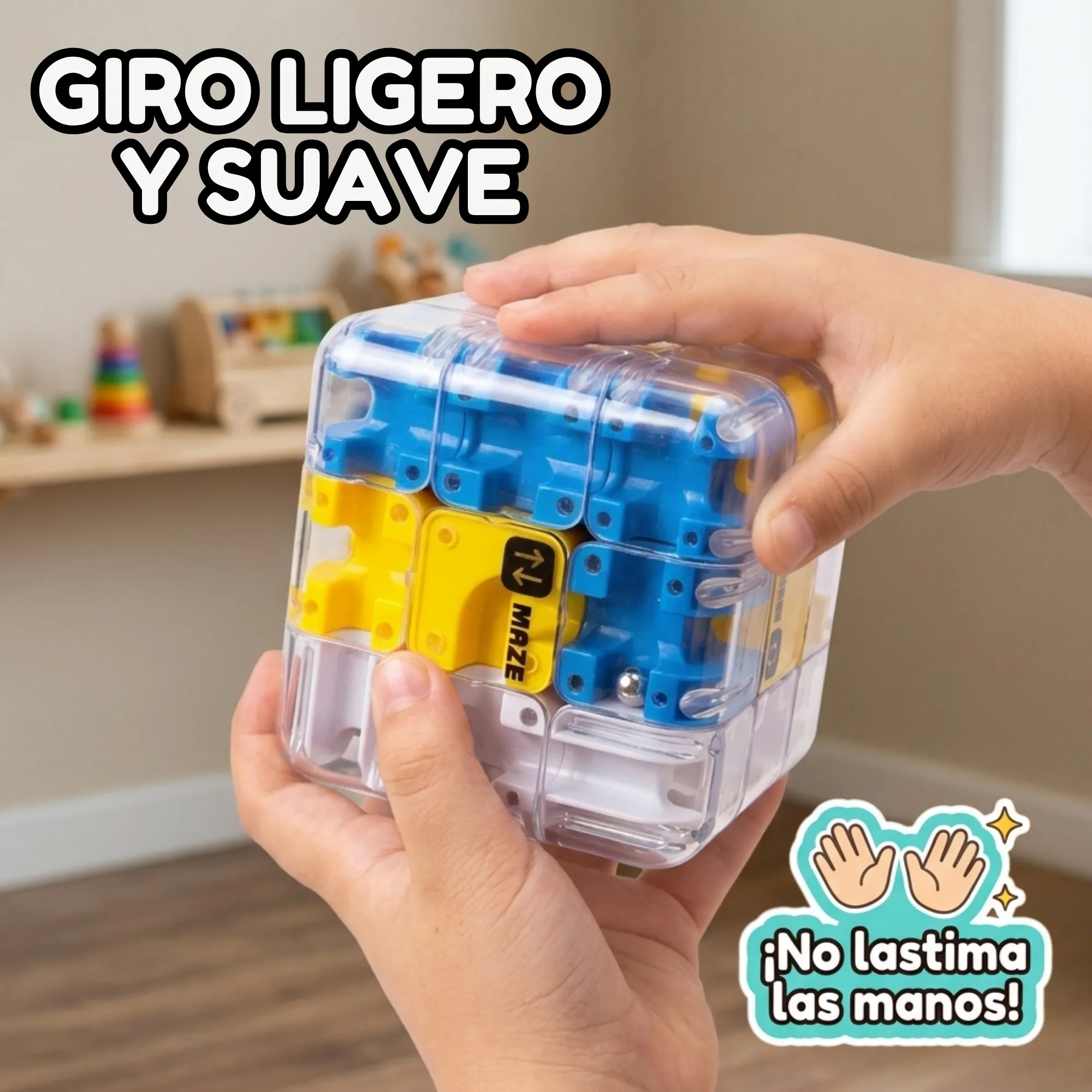 Cubo Mágico Laberinto 3D Juego de Ingenio Mental - Imagen 2