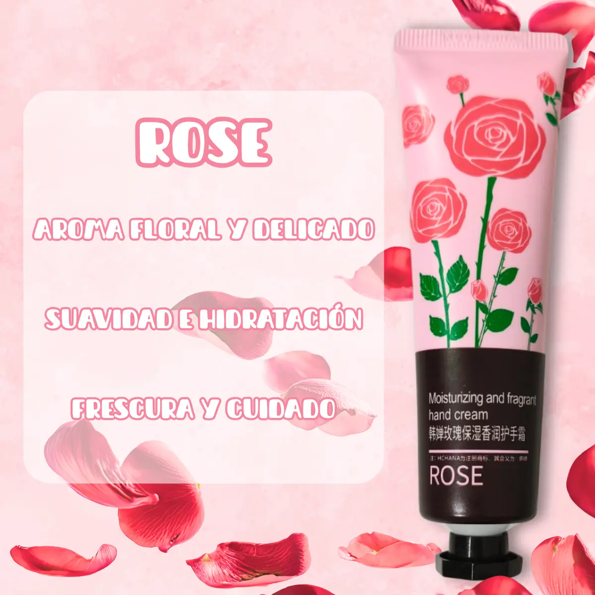 Crema Hidratante De Manos Fragancias Florales Y Frutales 5pz - Imagen 3