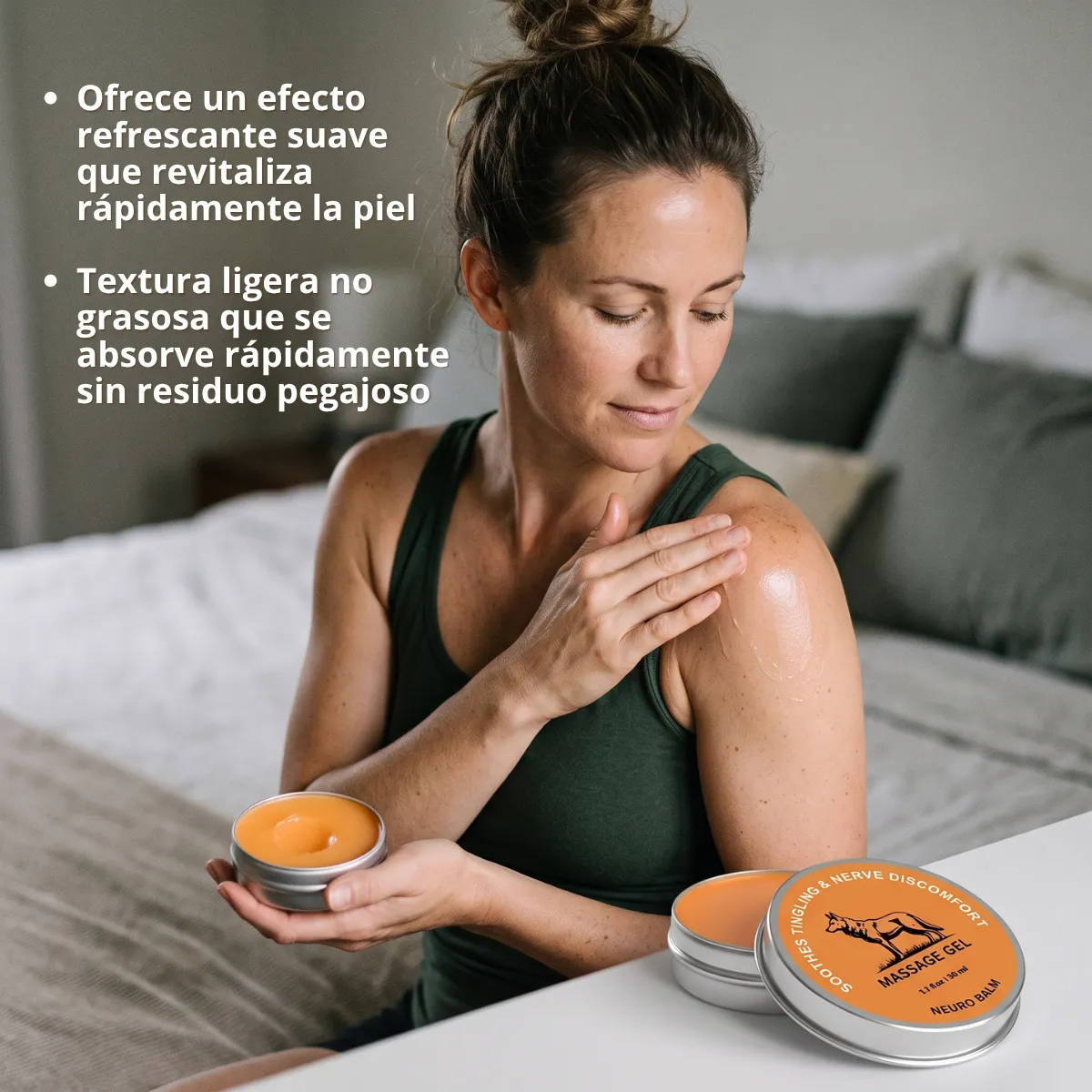 Bálsamo Relajante Cuidado Corporal Pomada Masaje Refrescante - Imagen 4