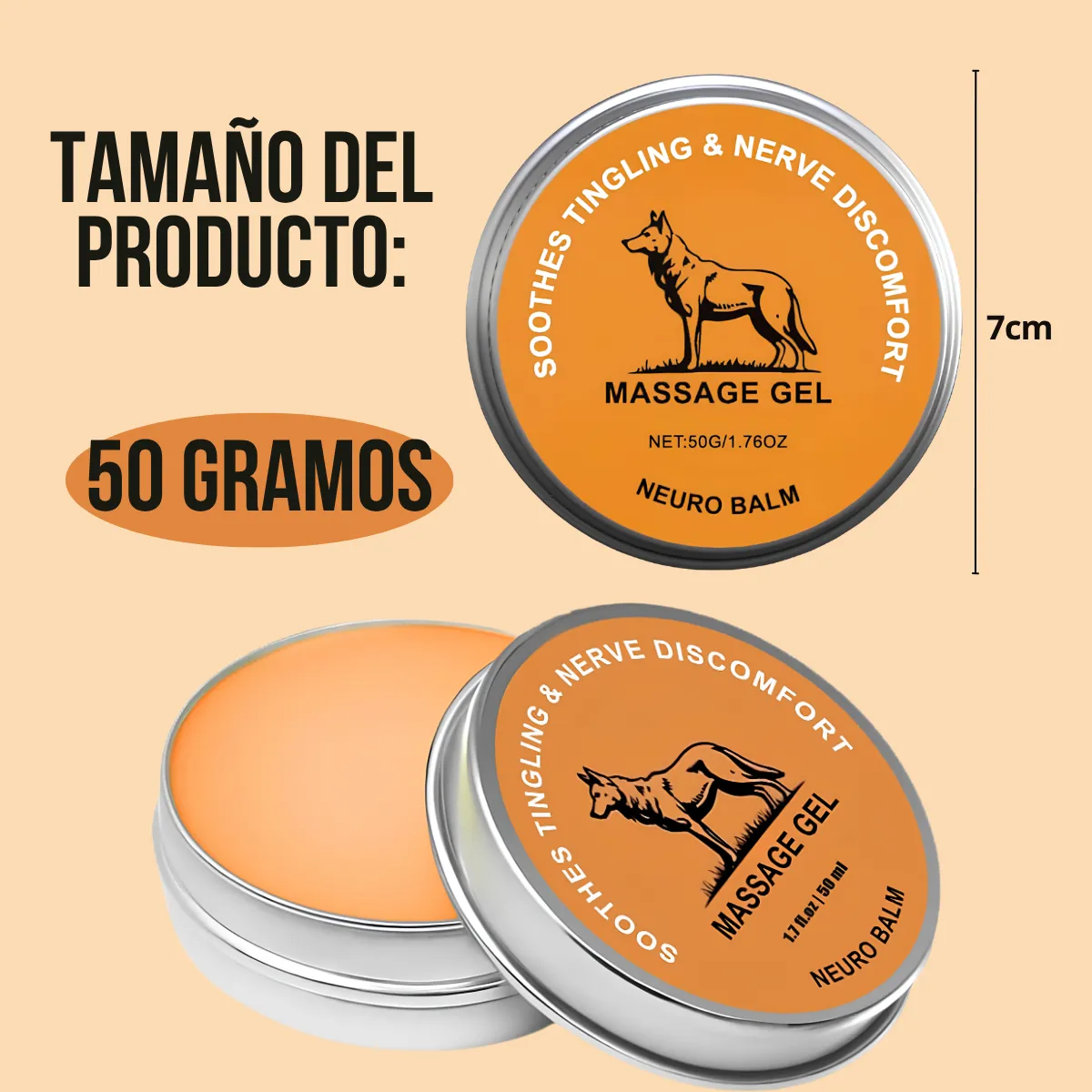 Bálsamo Relajante Cuidado Corporal Pomada Masaje Refrescante - Imagen 6