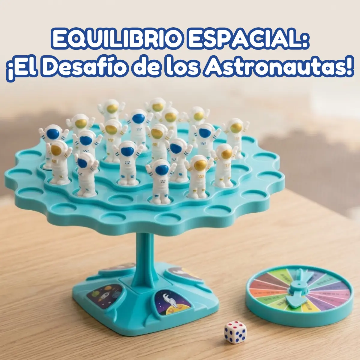 Juego De Mesa Equilibrio Astronauta Juguete Destreza Niños - Imagen 2