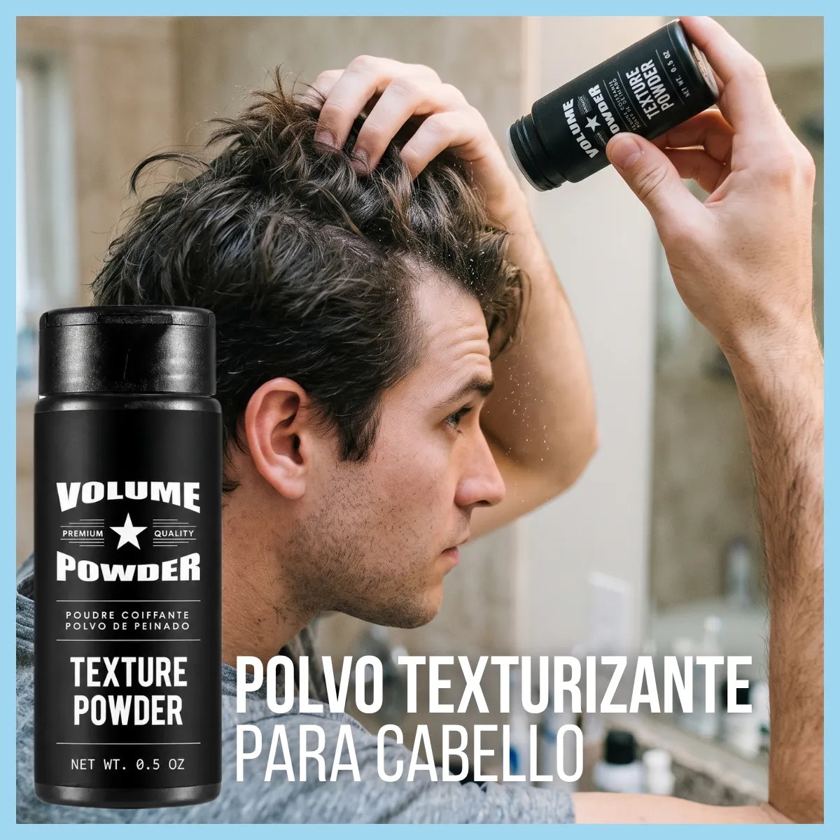 Polvo Volumen Texturizante Fijación Peinado Cabello 15g Hair - Imagen 3