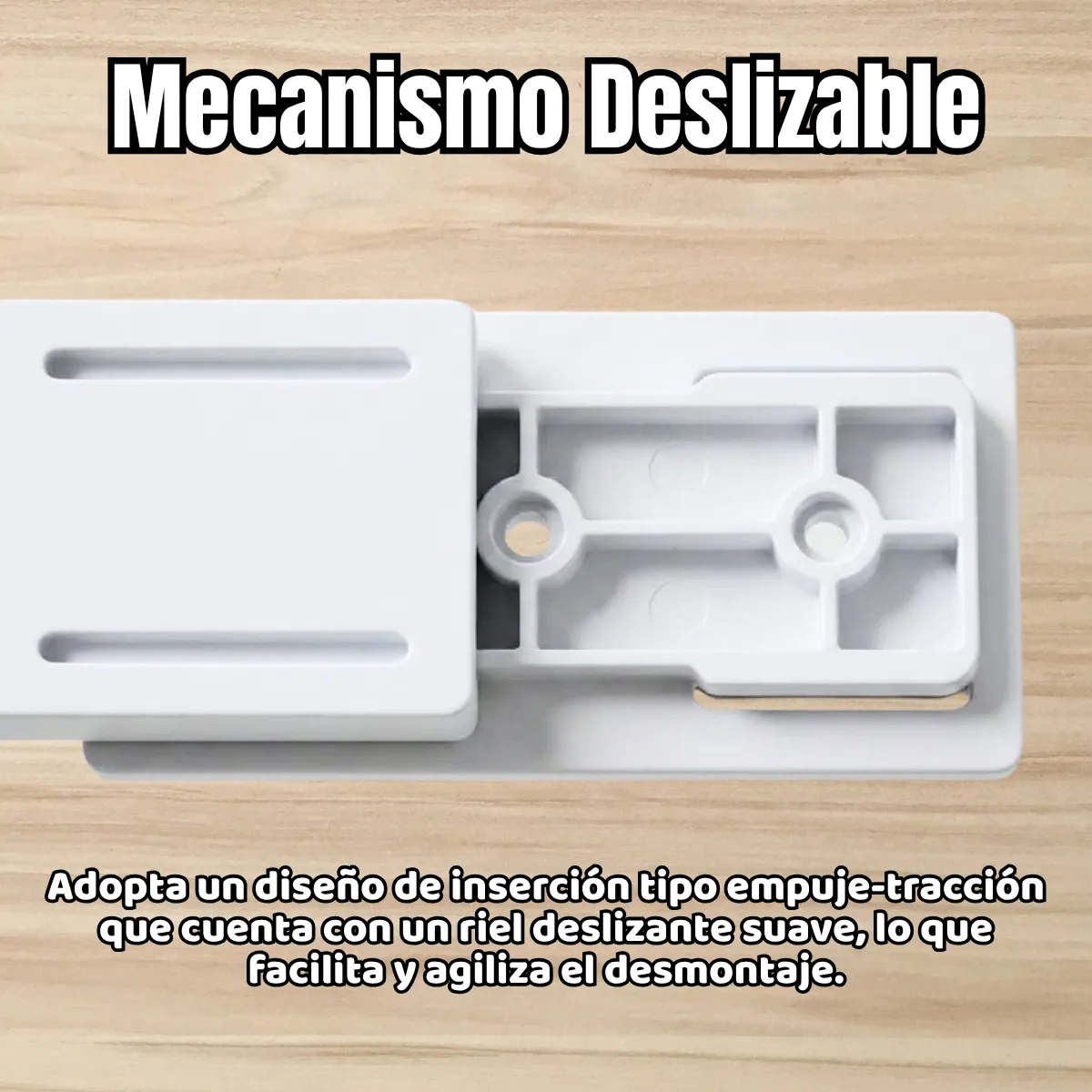 Soporte para Multicontacto Adhesivo Organizador 3 Pz - Imagen 5