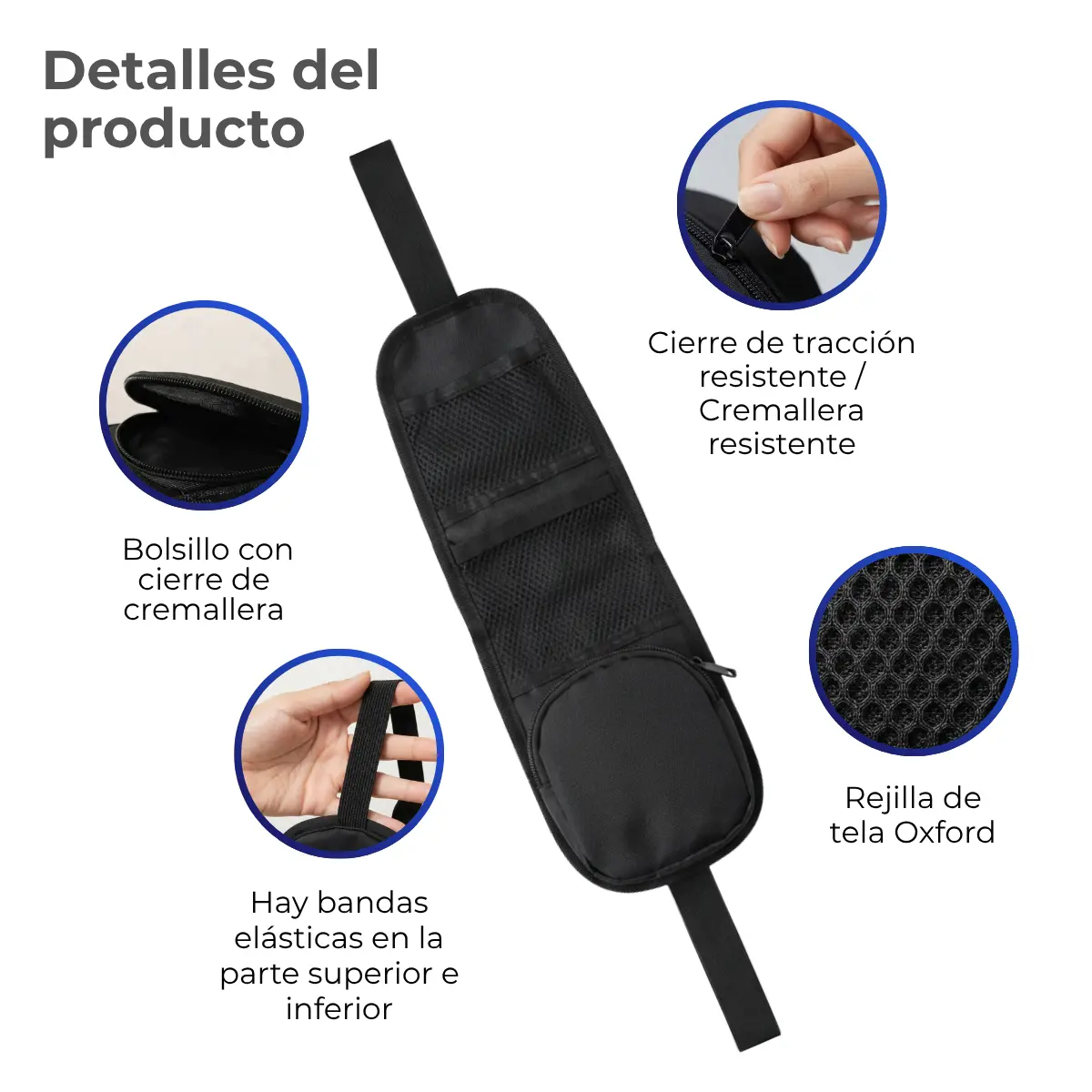 Bolsa organizadora lateral para asiento de auto - Imagen 6
