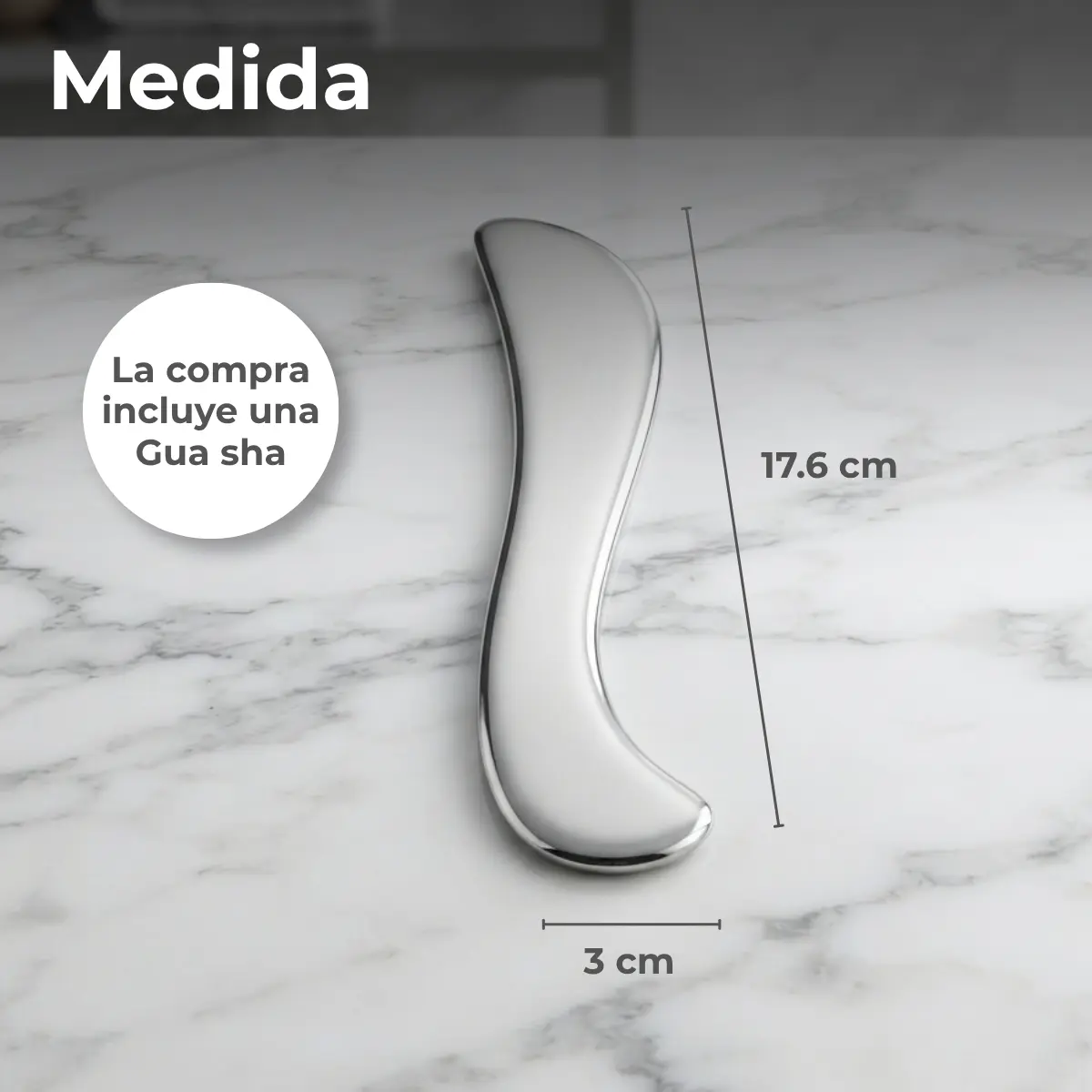 Gua Sha Corporal De Acero Inoxidable Raspador Muscular Para Masaje - Imagen 6