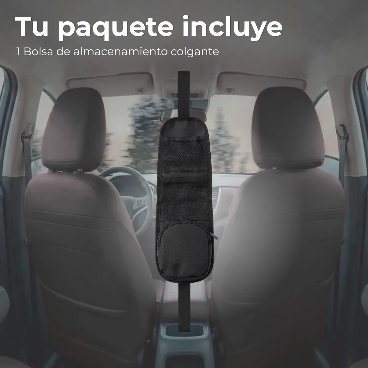 Bolsa organizadora lateral para asiento de auto - Imagen 4