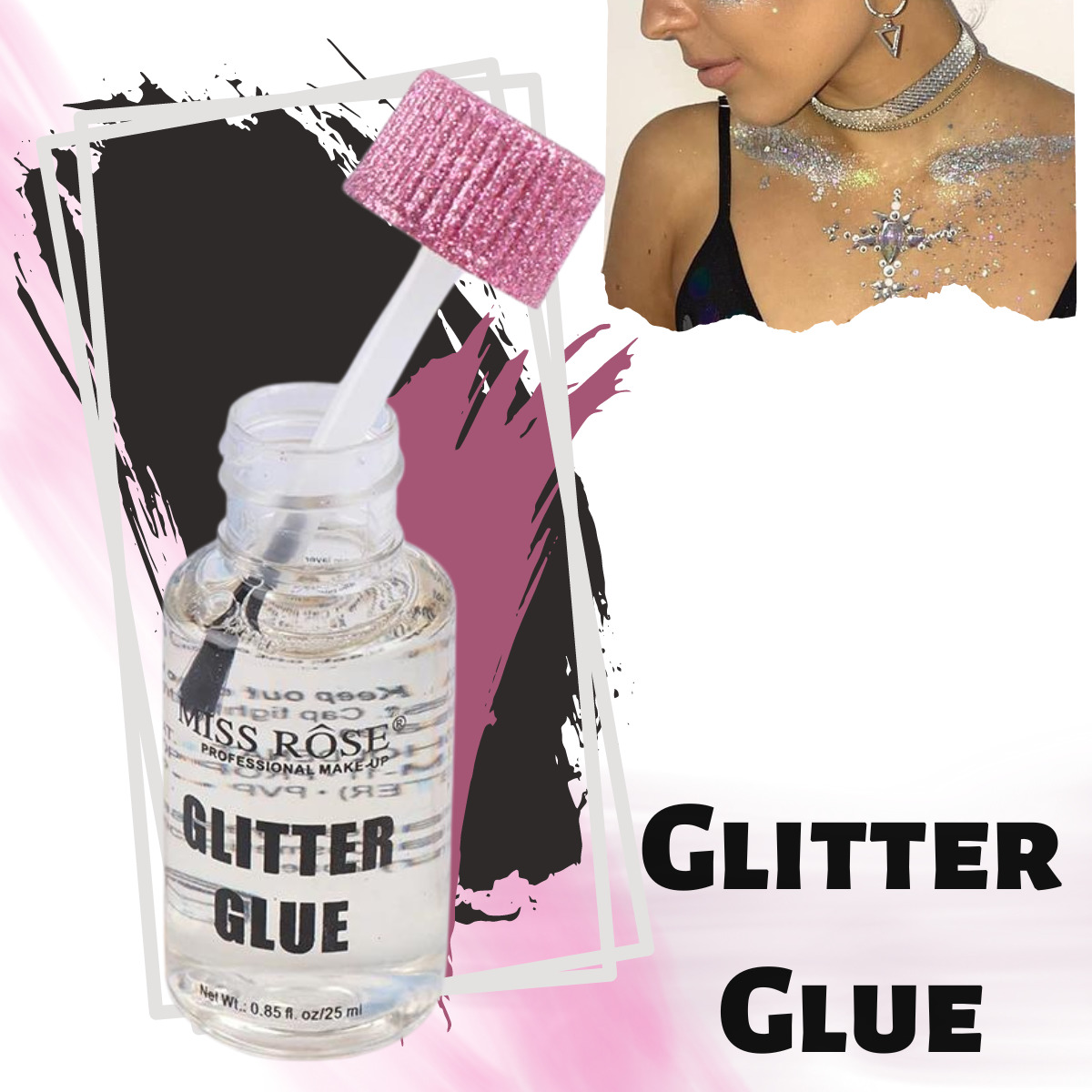 Glitter Glue Adhesivo Para Brillos Maquillaje Cosmético