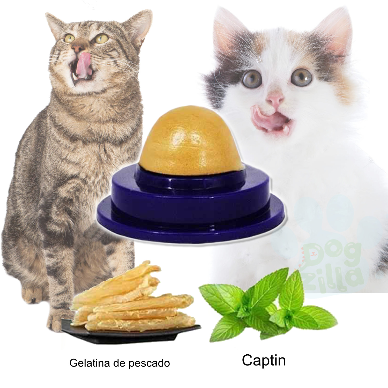 Bola De Azúcar Para Gatos Natural Mascotas Deliciosa